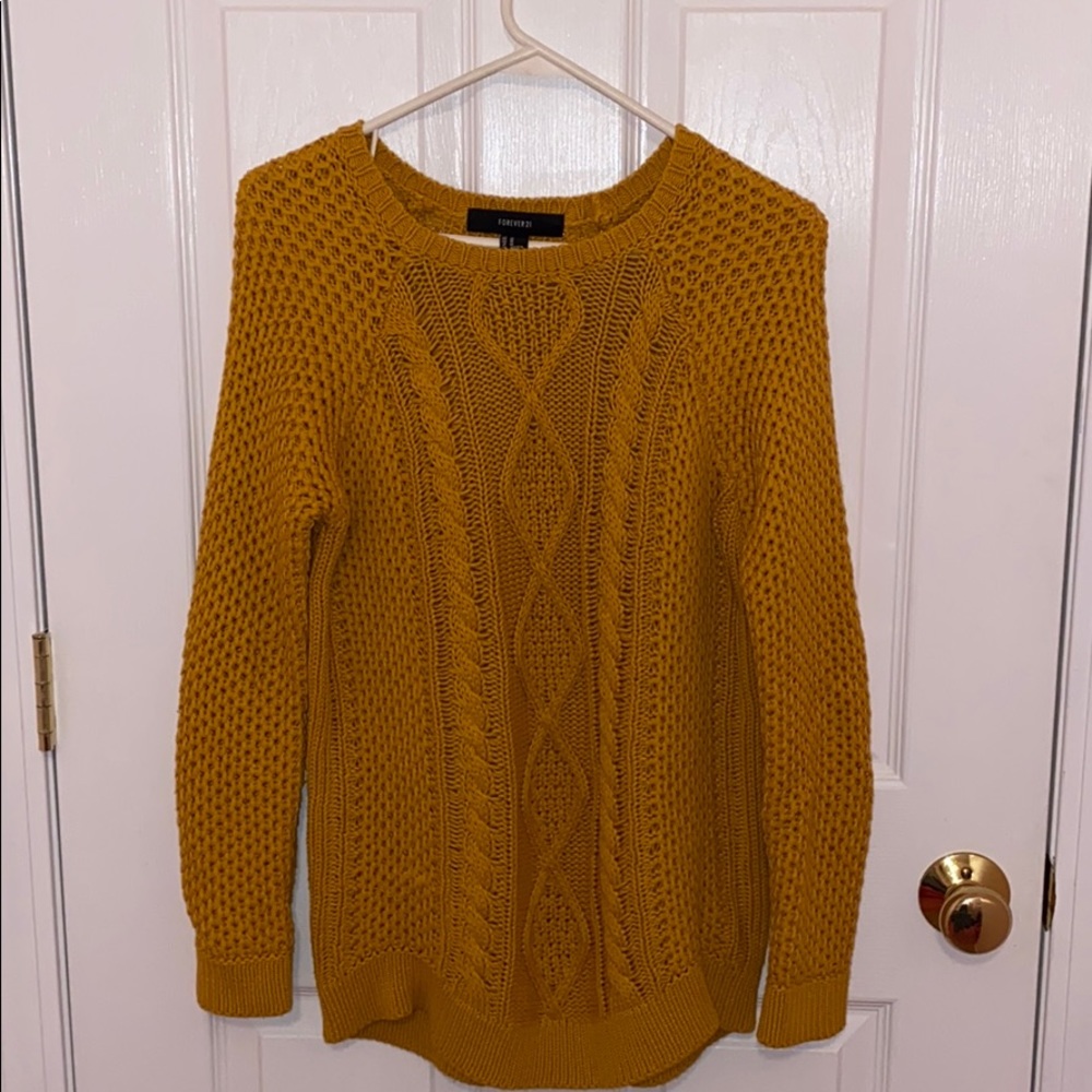 Yellow sweater